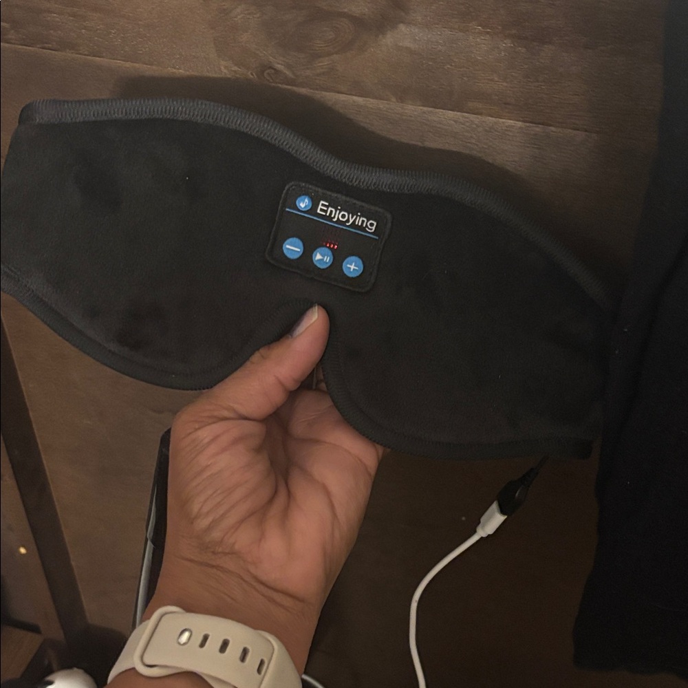 Bluetooth Music Sleep Mask in White Box